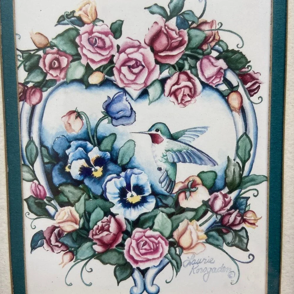 Vintage Picture Wood Frame Laurie Korogaden